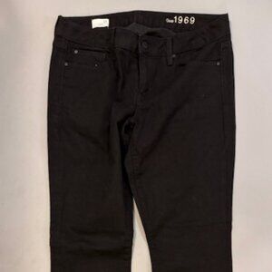 Gap 1969 Perfect Boot, Curvy, Black Sz 31/12r